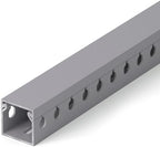 1.2"H x 1.2"W Cable Raceway, 12ft Under Desk Wire Management Channel, Grey by ZhiYo
