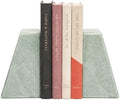 Marble Bookends for Heavy Books, 11LB Decorative Bookends for Shelves by Faticdorr