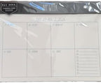 Weekly Desk Calendar, My Week Planner, 17-Month Academic Calendar Desk Blotter Monthly Aug 2026 to Dec 2027 11x9 Inches Black - Image 3