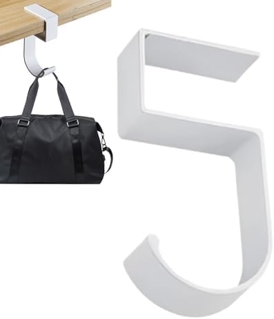 Coat Rack with Hooks Wallet Table - Metal Headphone Clamp,Aluminum Alloy Under Desk Shelf Headphone Holder - Image 7