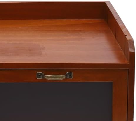 6-Drawer Desktop Storage Cabinet Tabletop Supplies Organizer Vintage Drawers for Desk Brown 18.5 * 8.66 * 12.6in - Image 4