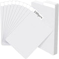 100 Pieces Comic Book Dividers with Tabs,Patient Divider Cards,Card Dividers Comic Book Boards for Storage Boxes 11.22 X 7.24 Inche by Pyrrhiax