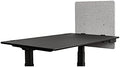 Stand Up Desk Store ReFocus Clamp-on Acoustic Desk Divider Privacy Panel that Reduces Noise and Visual Distractions (Cool Gray, 23.6" x 23.6") by SStandUpDeskStore