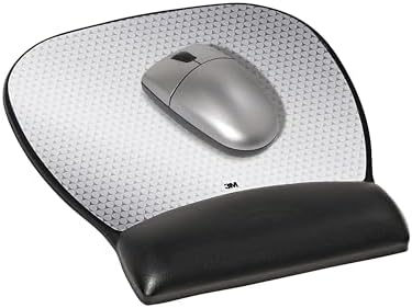 3M Precise Mouse Pad with Wrist Rest, Soothing Comfort with Durable, Easy-to-Clean Leatherette Cover, Optical Mouse Performance, 9.2 in x 8.7 in, Black (MW310LE), Gel (Pack of 6) - Image 6