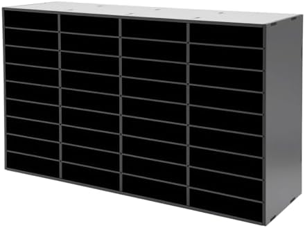 36-Slot Literature Organizer, Desktop File Holder Office Mailbox Sorter by Unknown