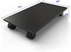 CPU Stand、Computer Tower Stand、Mobile CPU Holder with 4 Caster Wheels Fits for PC、Printer、Most Computer Tower、Office、Home、Planter Caddies、Dog Bowl Stand (Black) - Image 7