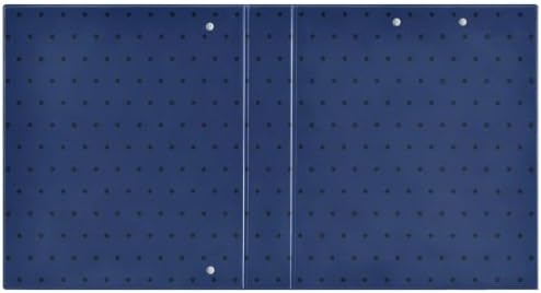 Standard View 3 Ring Binder, Navy Blue Black Polka Dot Durable Flexible Portable Waterproof Hardcover 1.5 Inch D Rings 500-Sheet Capacity Organizer 2PC - Image 3