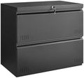 Approgreent 2 Drawer File Cabinet, File Cabinets for Home Office, Printer Stand, File Cabinet with Lock, Lateral Filing Cabinet for A4/Letter/Legal Size File Folders, Assembly Required(Black) by Approgreent