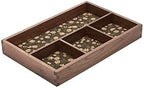 pandapark Wood Organizer Tray,Black Walnut,Desk & Drawer Storage Box (Walnut Dream) - Image 4