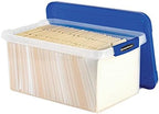 Bankers Box 20-Inch Heavy-Duty Plastic File Box, Letter - Image 2