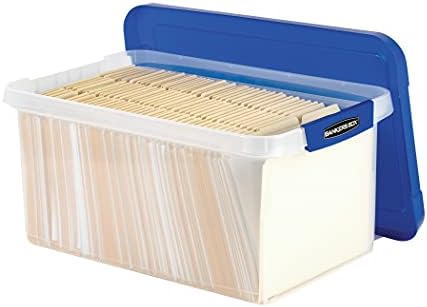 Bankers Box 20-Inch Heavy-Duty Plastic File Box, Letter - Image 2