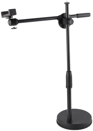 Copy Stand Cellphone Tripod Overhead 41×17×8 Desktop Photography Phone Bracket Arm Bracket Stand for Photo Video Fill Light Overhead Tripod for Phone Desktop by Jauarta