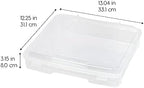 IRIS USA Board Game Storage |Made in USA| Thick Craft Case (6-Pack) - Clear - Image 2