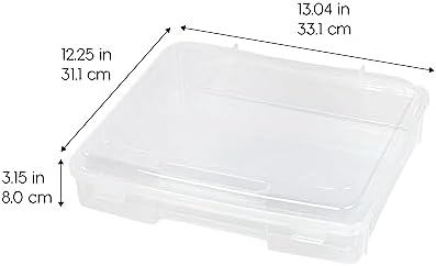 IRIS USA Board Game Storage |Made in USA| Thick Craft Case (6-Pack) - Clear - Image 2