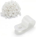 BAOMAIN 5/16-Inch R-Type Cable Clamps, 1000-Pack Wire Nylon Wire Management Clips, UC-1.5 Screw-On Cord Fasteners for Home, Office, and Industrial Use by Baomain