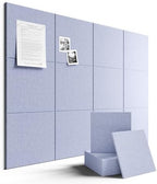 Fluxynara Felt Bulletin Board & Cork Board Alternative, Soft Periwinkle by FLUXYNARA