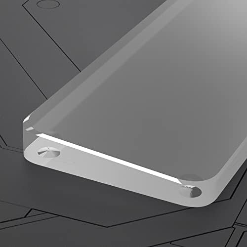 Acrylic Keyboard Wrist Rest - Full Size 100% Keyboard- Mechanical Keyboards Ergonomic Palm Rest for Computer Keyboard,Anti-Slip Base,Wrist Pad for Laptop,Office & Home-Easy Typing - Image 5