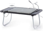 Nestl Lap Desk Bed Table Tray with USB Port, Laptop Stand for Bed 19"x12" by Nestl