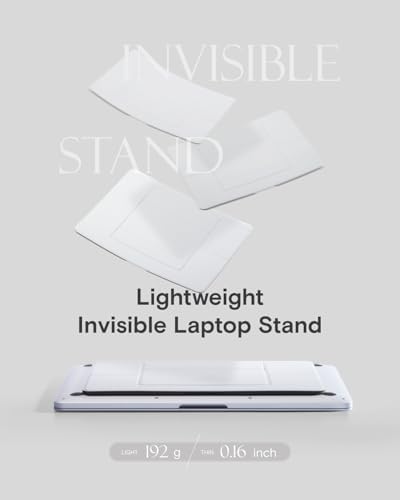 MOFT Invisible Laptop Stand, Stick-Free Tablet&Laptop Riser for Mobile Work - Image 2