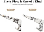 Natural Marble Tablet Stand, Large X-Shaped Display Holder - Image 5