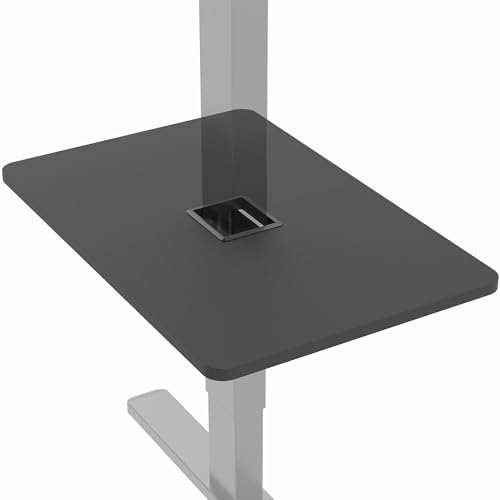 VIVO Adjustable Under Desk 16 x 12 inch Leg Shelf, Hidden Storage Tray for Small Accessories, Black, DESK-SF02LU by VIVO