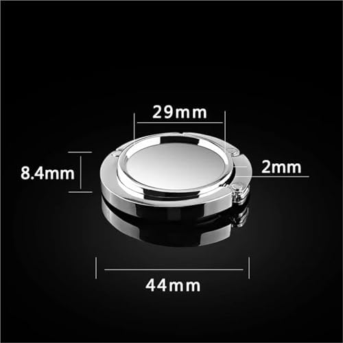 Desk Hook 6/12pcs Portable Folding Bag Hook - for Indoor/Outdoor Table Use(Silver,12pcs) - Image 2