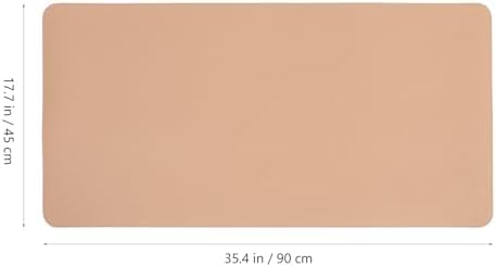Dual Sided Desk Pad Mat PU and Cork Large Mouse Pad - Image 2