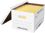 Zzrywuty 12 Pack File Storage Boxes with Lift-Off Lid,16x12x10 Inches by Zzrywuty
