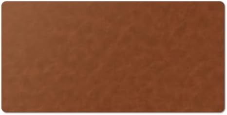Nekmit Leather Desk Blotter Pad 34 x 17 Inches, Flat, Non-Slip, Waterproof, Brown by Nekmit
