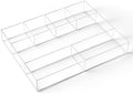 Briwooody Clear Acrylic Deep Drawer Organizer Tray, 7 Compartments by Briwooody