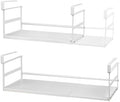 Under Shelf Storage Basket, 2-Pack Under Cabinet Shelf Organizer by Selosiz