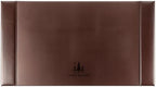 Professional Leather Desk Mat Brown Writing Surface, Raised Edge Stitching Desk Protector, Large Leather Executive Desk Pad (30" x 18") by Unknown