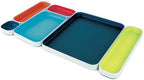 Three by Three Seattle Metal Drawer Organizer Tray Set, 6-Pc, 1" (Assorted) by ThreebyThreeSeattle