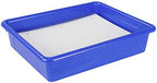 Storex Letter Size Flat Storage Tray – Organizer Bin for Classroom, Office and Home, Blue, 5-Pack (62517A05C), 10 x 13 x 3 Inches - Image 5