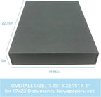 Lineco Museum Archival Storage Box, Drop Front, 17.75x22.75x3 in, Gray - Image 2