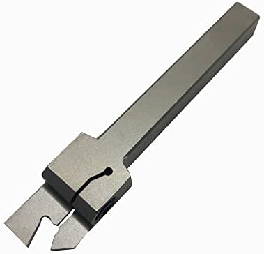 1/2" 3/8" Indexable Lathe Grooving Parting Holder with 10 Pieces GTN- SP200 Heavy Duty Nickel Plated ZQ1212R02 Right -Hand Cut Off Tool Carbide Inserts (3/8" ZQ1010R02 with 10pcs Inserts) - Image 5