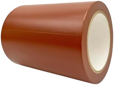 MAT Vinyl Marking Tape Terracotta - 6 inch x 36 yds. for Safety Floor Marking (School Gym, Restaurants, Warehouse), Dance Floor Splicing, Pinstriping Cars & Boats by MATTape