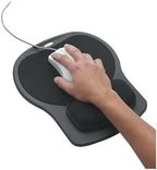Fellowes Easy Glide Gel Mouse Pad Wrist Rest - Black (93730) - Image 4
