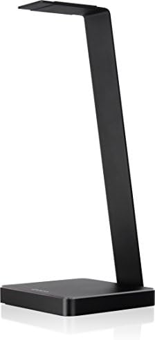 E-One Black Solid-Metal Aluminum Universal Gaming Headphone Stand/Hanger/Holder for Beats, Senheiser, Sony, Bose, Philips, Audio-Technica, Plantronics, Shure, Jabra, JVC, JBL, AKG, DJ, Gaming Headsets Display HO-HDP-ALE1BK-00 - Image 2