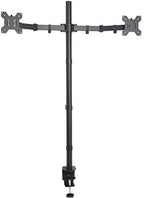 VIVO Dual Monitor Stand Up Desk Mount Extra Tall 39 inch Pole, Fully Adjustable Stand for up to 27 inch Screens, Black, STAND-V012 - Image 4