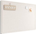 Fluxynara 47.2" x 35.4" Large Bulletin Board, Oatmeal by FLUXYNARA
