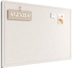 Fluxynara 47.2" x 35.4" Large Bulletin Board, Oatmeal by FLUXYNARA