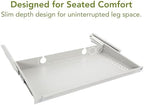 PERFECT POSTURE Docking Station Under Desk Storage Drawer (Gray) - Image 4