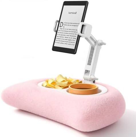 Lamicall Kindle Holder Tablet Pillow Stand Extendable Arm iPad Soft Pad by Lamicall
