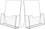 NIUBEE Acrylic Brochure Holder 8.5 x 11, Flyer Holder Stand Display, 2 Pack by NIUBEE