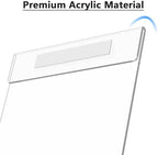MaxGear Acrylic Sign Holder 11 x 17 Wall Mount with Tape, 6 Pack, Vertical - Image 4