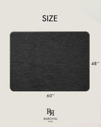 BARoyal Office Chair Mat for Hardwood Floor Under Desk Computer Rolling Chair Mat for Wood/Tile Floor Heavy Duty PVC Plastic Hard Floor Protector 48" x 60"(Space Black) - Image 6