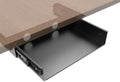 13 inch Under Desk Slide Out Storage Shelf with Cable Managment by Unknown
