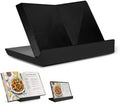 PLA Cookbook Stand & Recipe Book Holder, Book Stand, Classroom Decor, Reading Easel, Made in USA, Book Stands for Display. (Black) by Home