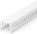 1.4"H x 1.6"W Cable Raceway, 12ft Under Desk Wire Management Channel, White - Image 7